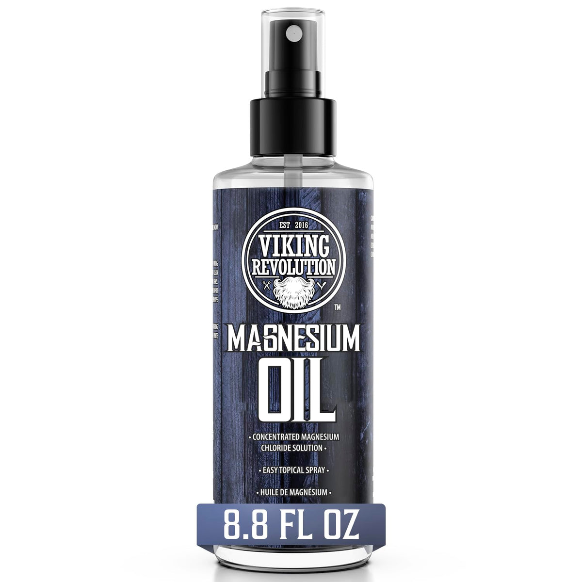 Viking Revolution Spray d'Huile de Magnésium Pur 8,8 fl oz vue de face