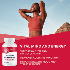 Vimergy Adapto B Complex capsules ouvertes avec contenu