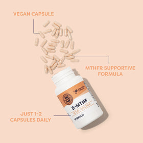 Vimergy Capsules 5-MTHF Vegan 60 Servings - format de la capsule