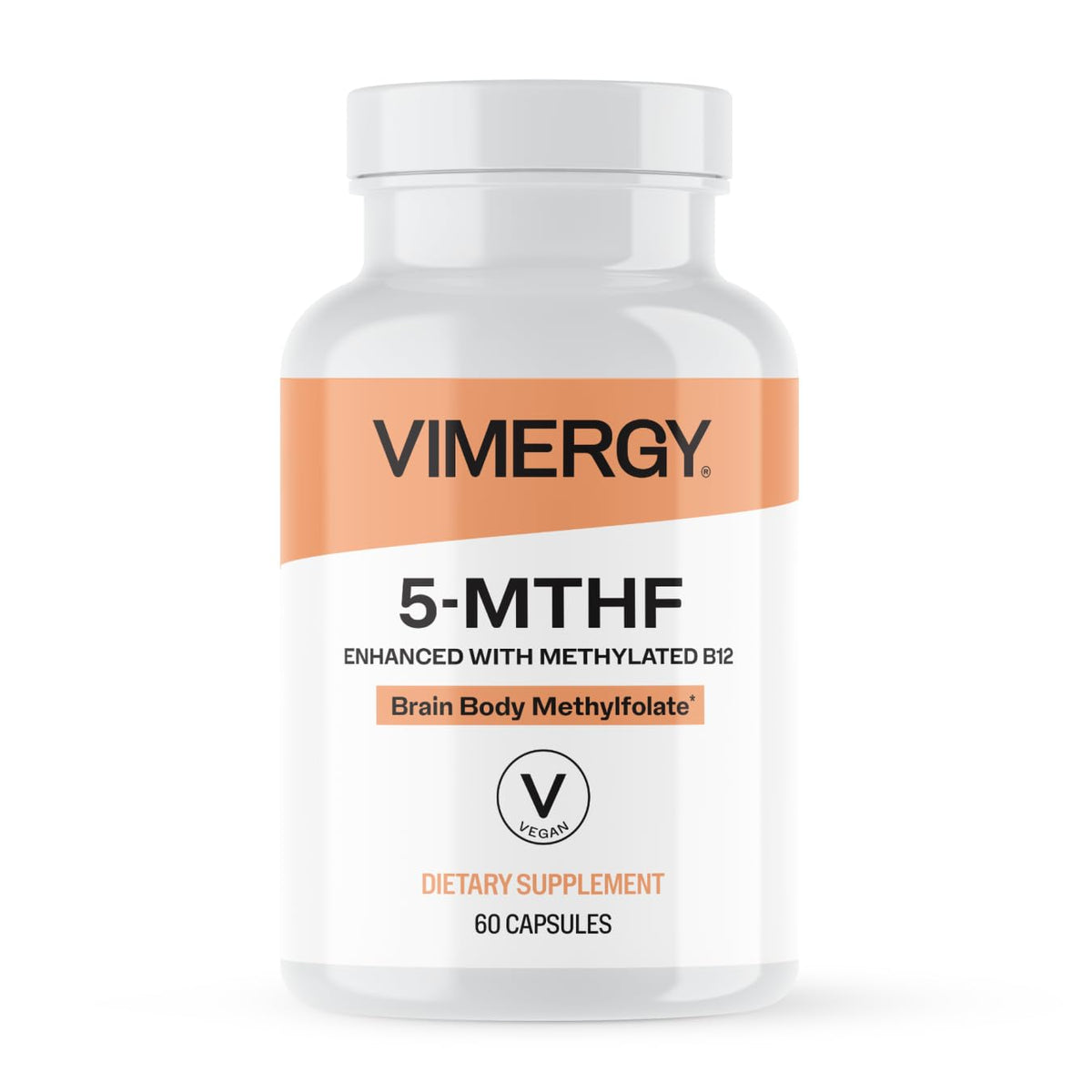 Vimergy Capsules 5-MTHF Vegan 60 Servings - vue avant