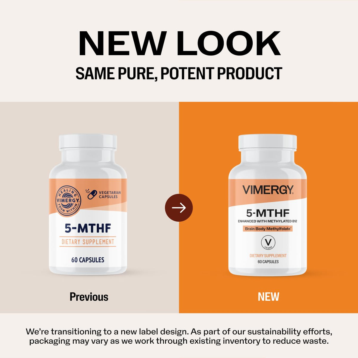 Vimergy Capsules 5-MTHF Vegan dans un smoothie