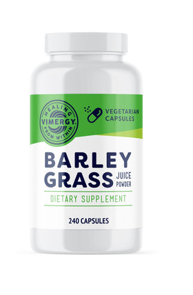 Vimergy Capsules de Jus d'Herbe d'Orge - 240 capsules en bouteille