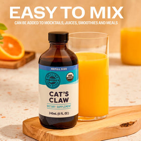 Vimergy Cat’s Claw Liquide 240 mL avec compte-gouttes