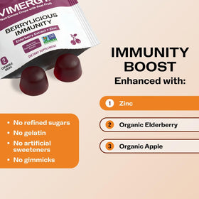 Vimergy Chewables Sureau & Zinc, vue de face du produit