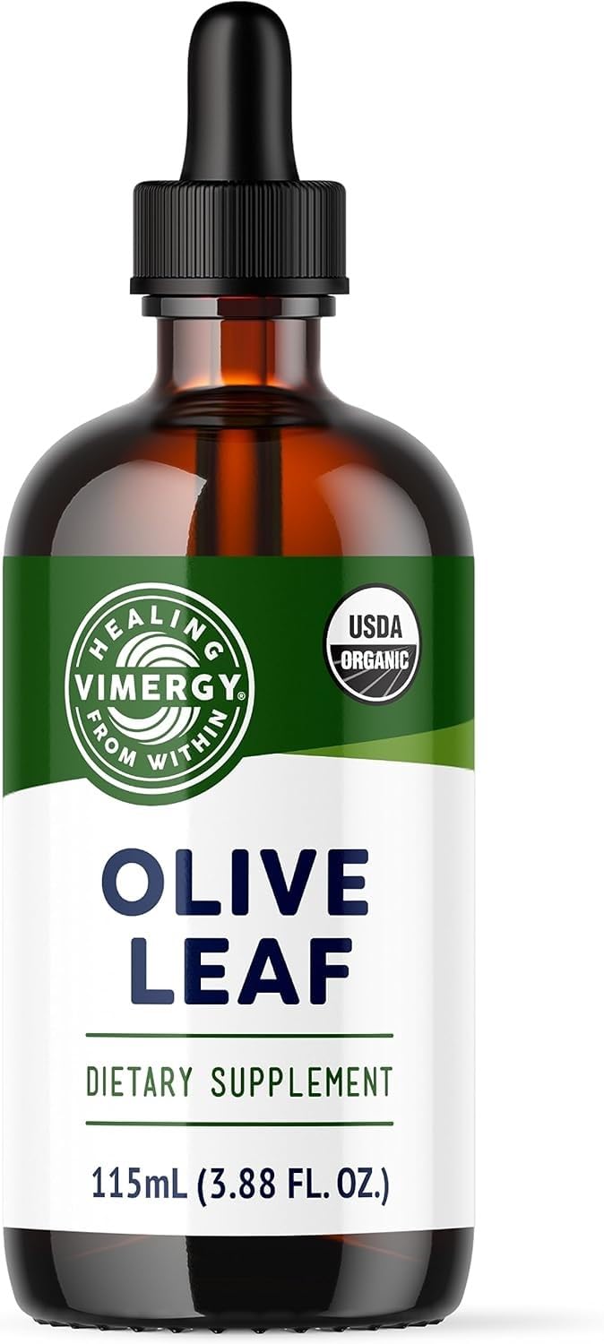 Vimergy Extrait de Feuille d'Olivier 200mg 115 mL vue de face