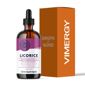 Vimergy Extrait Liquide de Réglisse Bio 200mg 115 mL vue avant