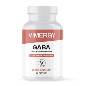 Vimergy GABA avec Magnésium 60 capsules vue de face