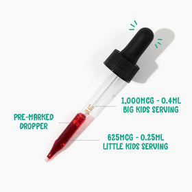 Vimergy Kids Liquid B12 55 mL arrière du flacon
