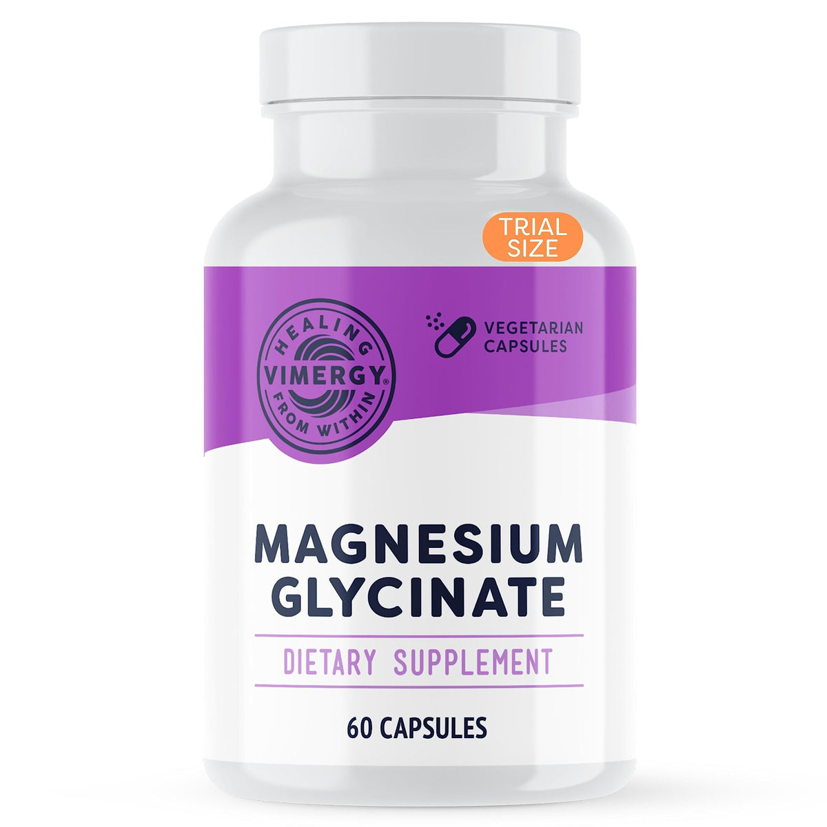 Vimergy Magnésium Glycinate 60 capsules vue de face