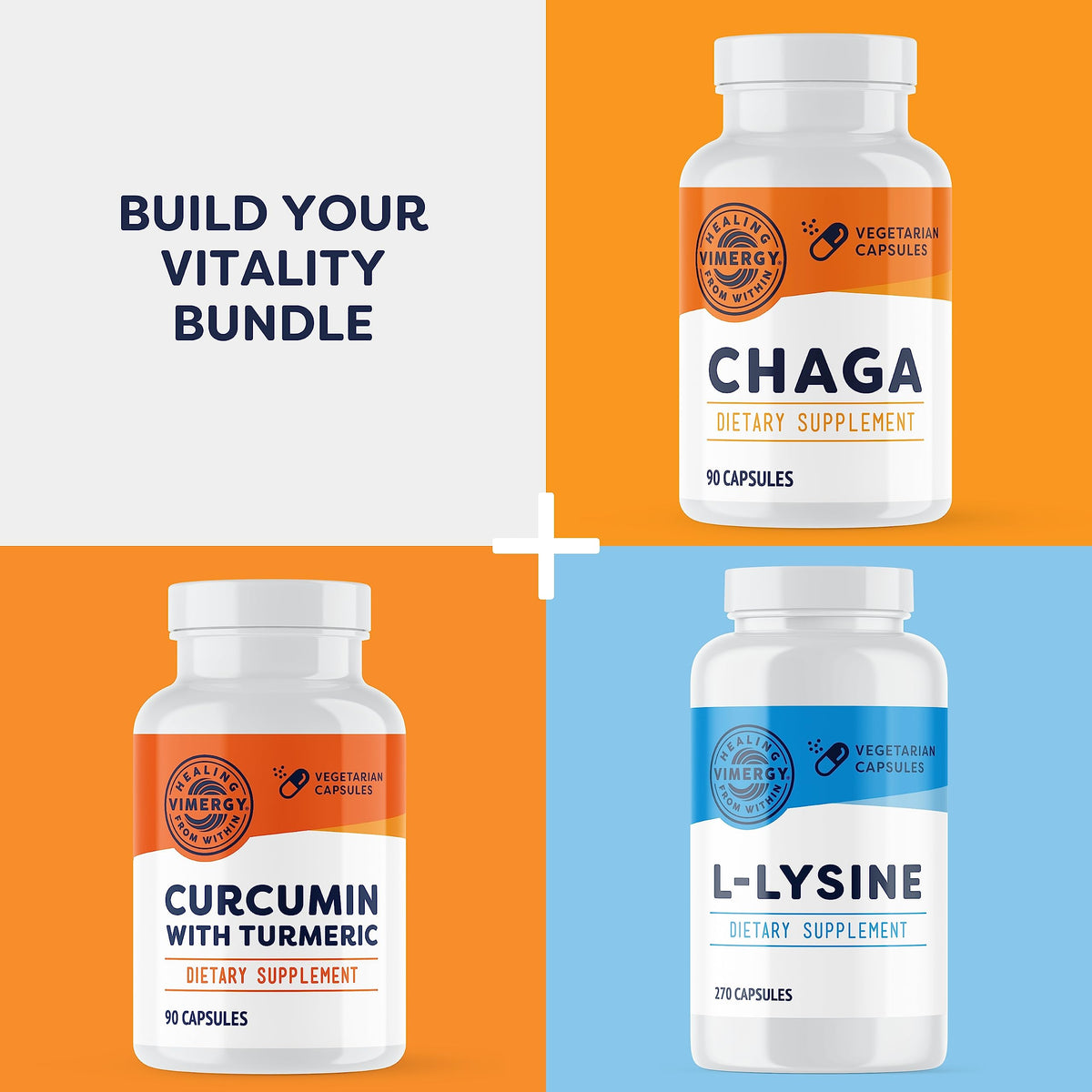 Vimergy Micro-C® Capsules de Vitamine C 500mg, taille des capsules en comparaison