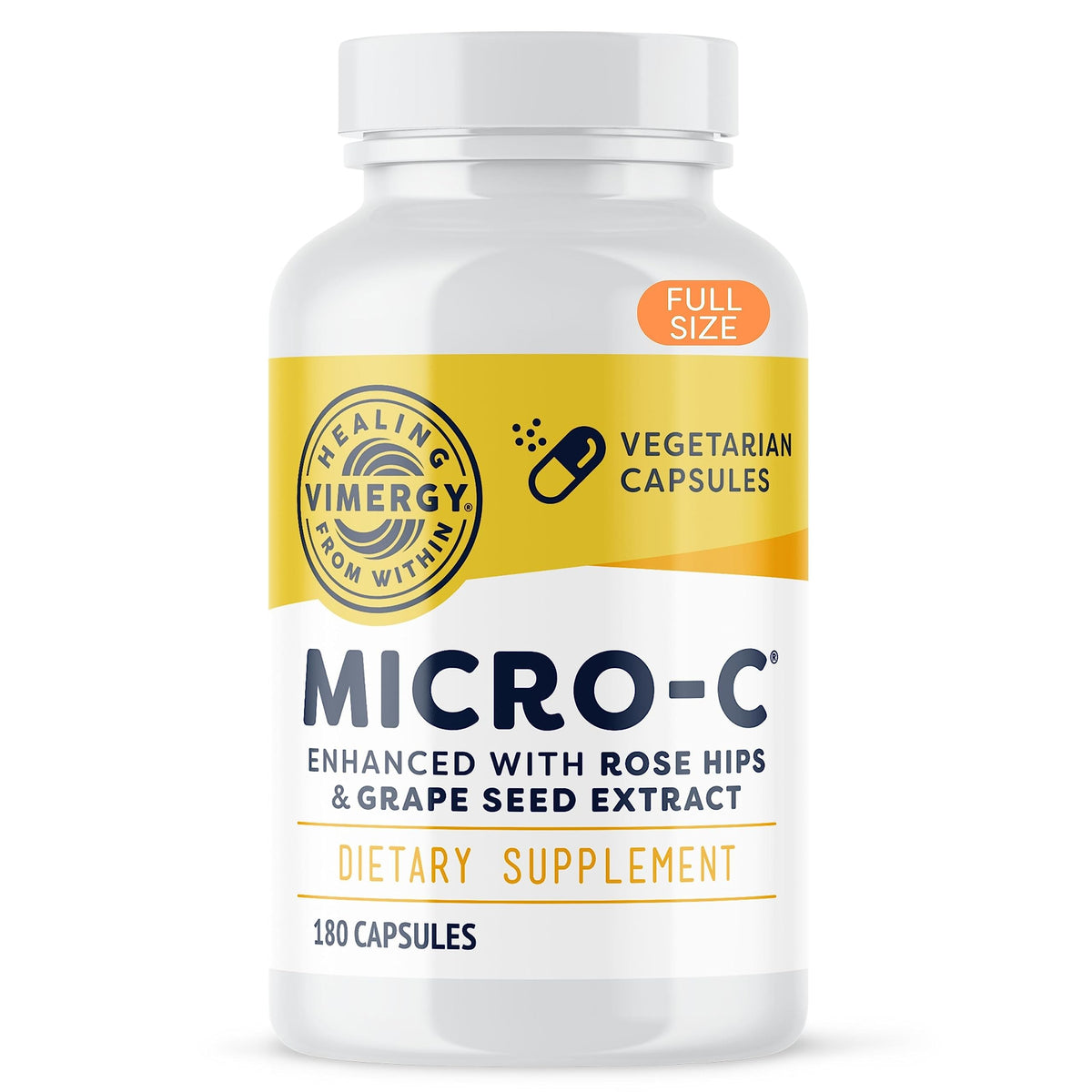 Vimergy Micro-C® Capsules de Vitamine C 500mg, vue avant du produit