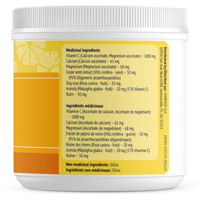 Vimergy Micro-C daily wellness Power™ poudre dans un verre d'eau
