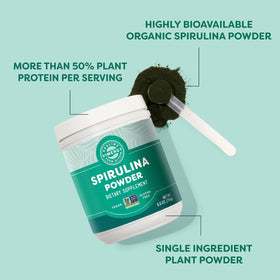 Vimergy Poudre de Spiruline 250g dans un smoothie
