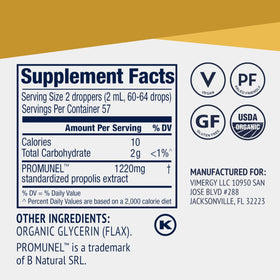 Vimergy PropolisPure® Bio 115 mL sur fond naturel