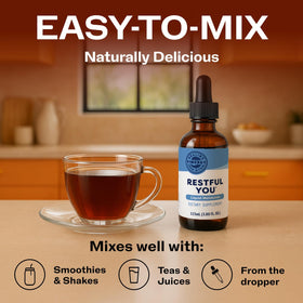 Vimergy Restful You* en utilisation avec un smoothie