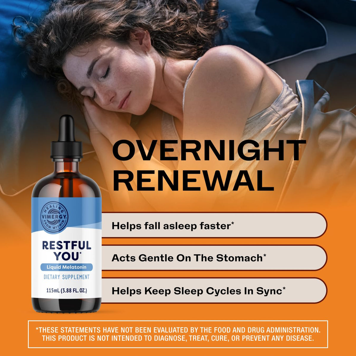 Vimergy Restful You* sur une table de nuit