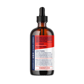 Vimergy Total daily wellness Blend flacon sur une table en bois