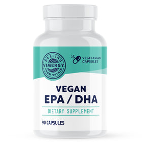 Vimergy Vegan EPA/DHA gélules en boîte vue avant