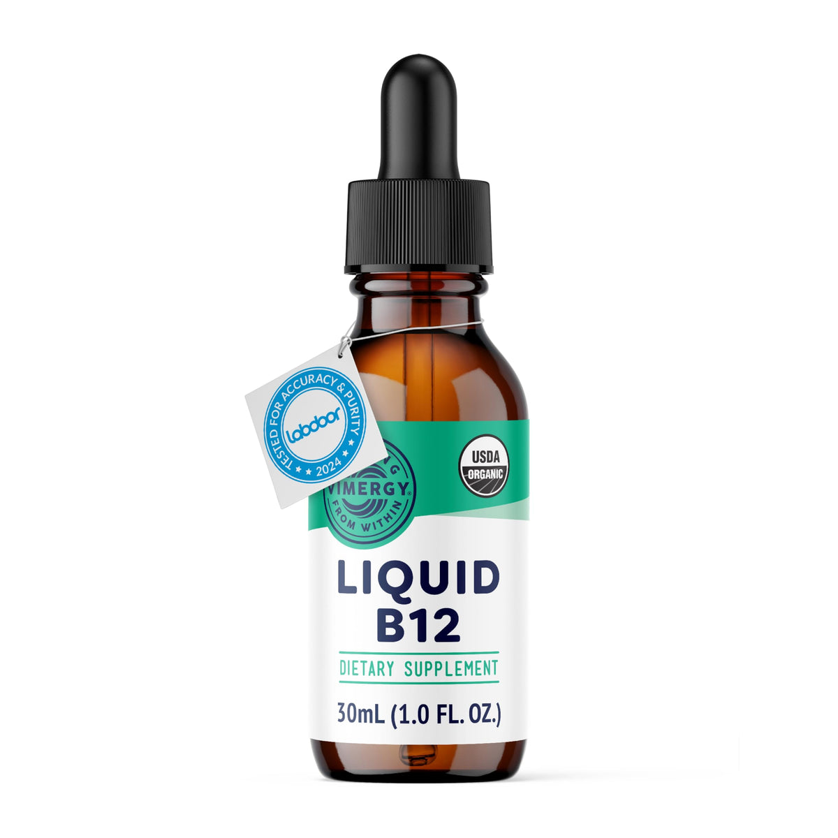 Vimergy Vitamine B12 Liquide 2500 mcg bouteille avant