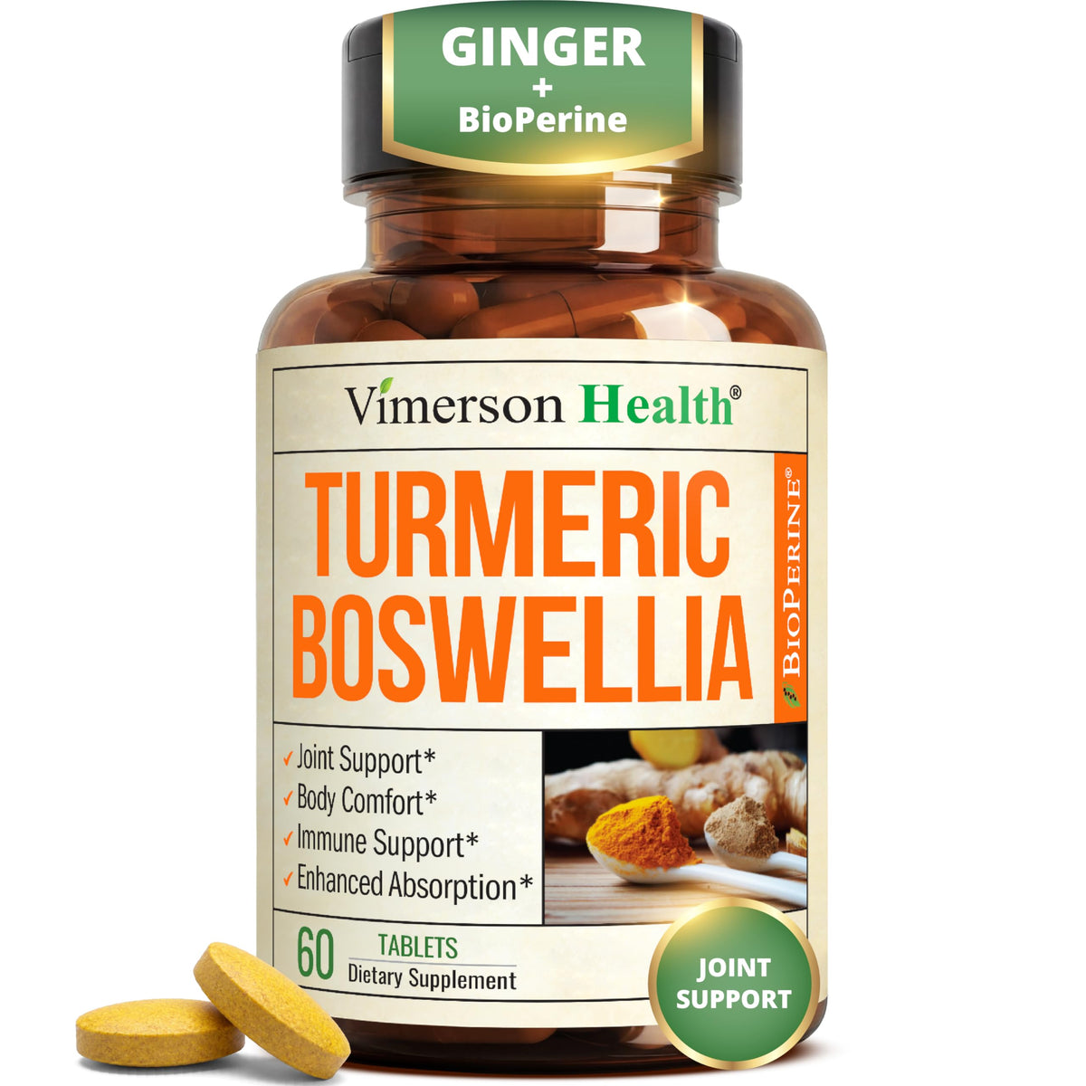 Vimerson Health Boswellia Serrata complément alimentaire 60 tablettes vue avant