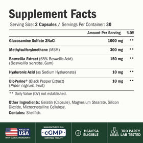 Vimerson Health Complément Alimentaire Articulaire 5-en-1 capsules
