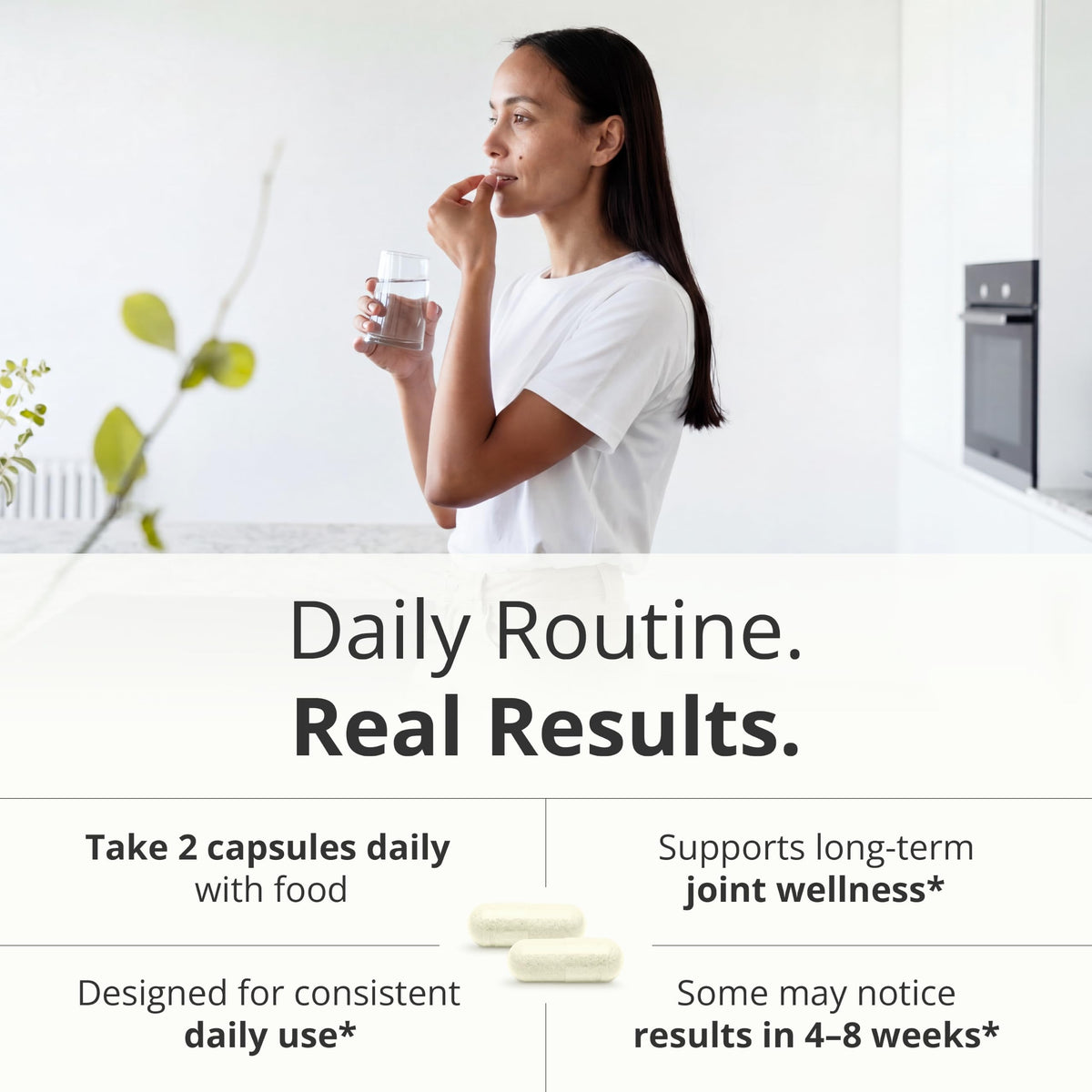 Vimerson Health Complément Alimentaire Articulaire 60 Capsules ouvertes pour montrer le contenu