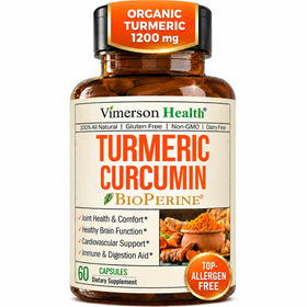 Vimerson Health Complément Alimentaire Curcuma 60 Capsules vue de face