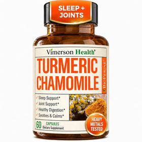 Vimerson Health Complément Alimentaire Curcuma et Camomille 60 Capsules vue de face