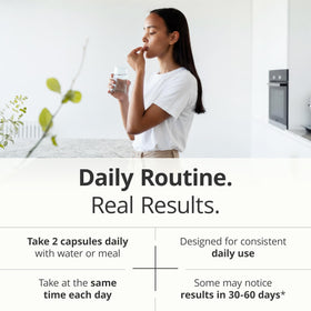 Vimerson Health complément alimentaire pour la thyroïde 60 capsules sur fond blanc