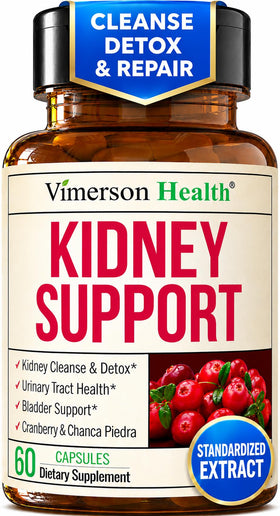 Vimerson Health Complément Alimentaire Soutien Rénal 60 Capsules, vue de face