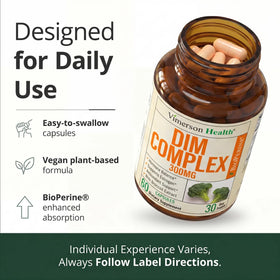 Vimerson Health Complément DIM 300mg 60 Capsules en mode de vie actif