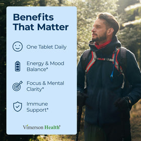 Vimerson Health Complexe de Vitamines B 400mcg flacon arrière