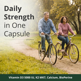 Vimerson Health D3 K2 Calcium capsules sur une cuillère