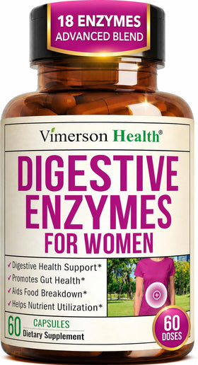 Vimerson Health Enzymes Végétales 60 capsules - vue de face