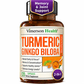 Vimerson Health Ginkgo Biloba 120mg capsules front view
