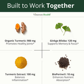 Vimerson Health Ginkgo Biloba capsules 120mg back label