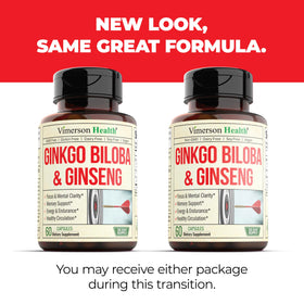 Vimerson Health Ginseng & Ginkgo Biloba 60 capsules en usage