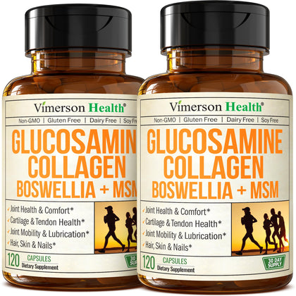 Vimerson Health Glucosamine Chondroitin 1200mg 120 capsules front view