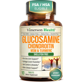 Vimerson Health Glucosamine Chondroitin MSM 1500 mg 90 comprimés vue de face