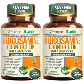Vimerson Health Glucosamine Chondroïtine 1500 mg boîte avant vue