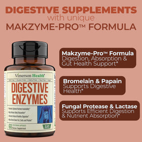 Vimerson Health Multi-Enzymes capsules ouvertes