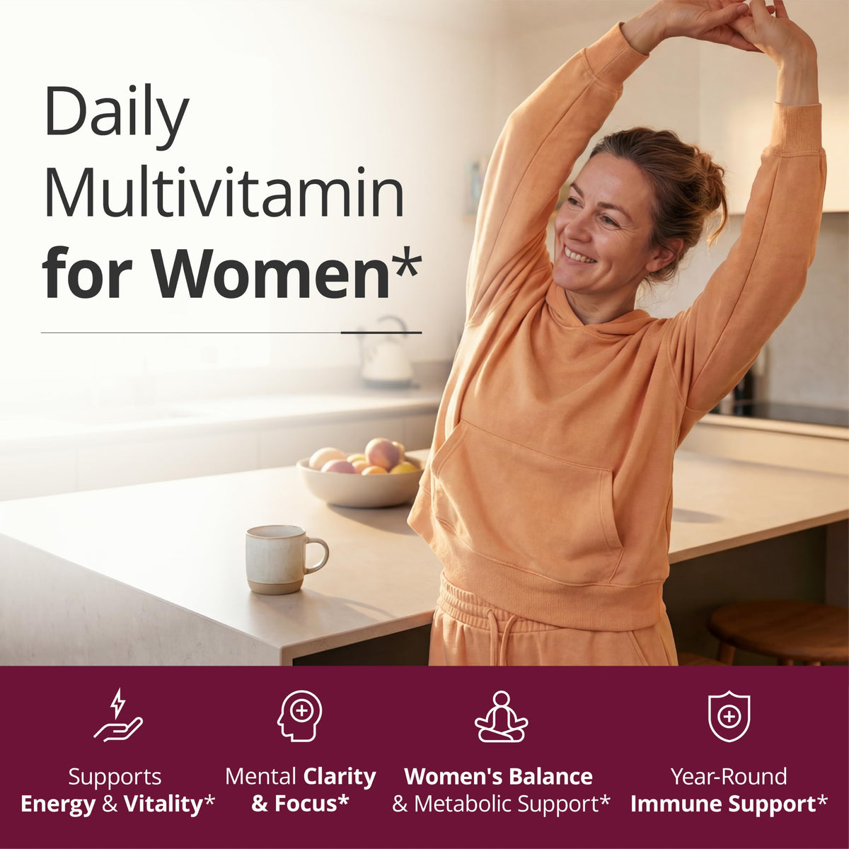 Vimerson Health Multivitamines Femmes 60 Capsules Liquides avec fruits et légumes