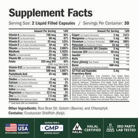 Vimerson Health Multivitamines pour Hommes capsules liquides