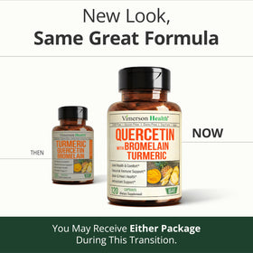 Vimerson Health Quercétine 500mg capsules en main
