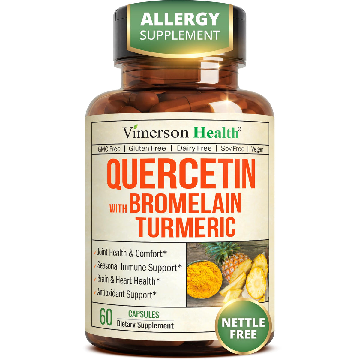 Vimerson Health Quercétine 500mg capsules front view