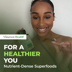 Vimerson Health Spiruline et Chlorelle capsules avec étiquette