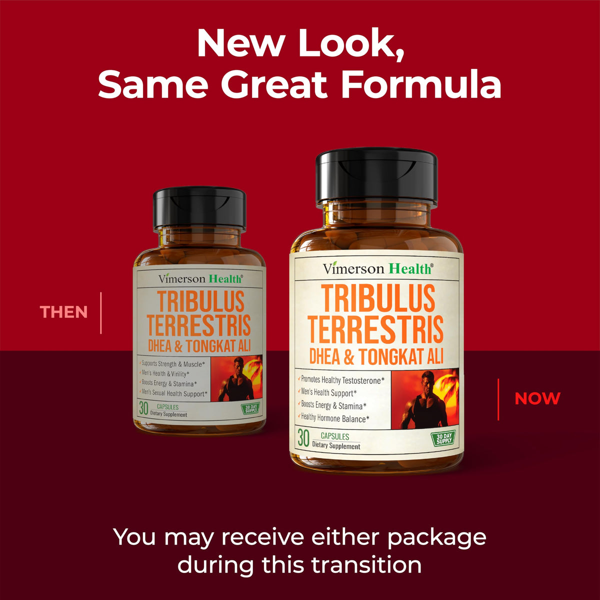 Vimerson Health Tribulus Terrestris sur une table en bois