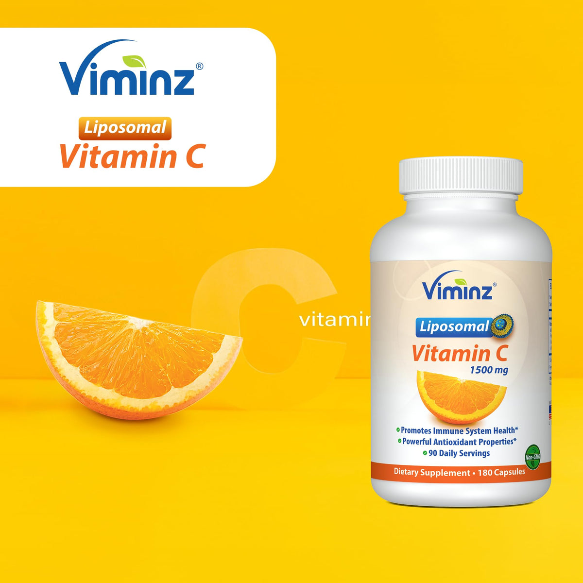Viminz Vitamine C Liposomale 1500mg 180 capsules en usage