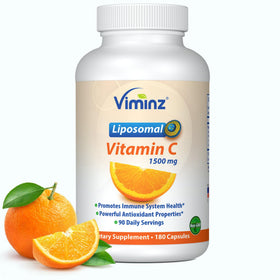 Viminz Vitamine C Liposomale 1500mg 180 capsules vue de face