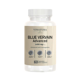 VINATURA Blue Vervain Advanced 1400mg capsules front view